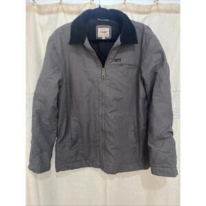 Wrangler Jacket Corduroy Collar Grey Men’s Size Medium